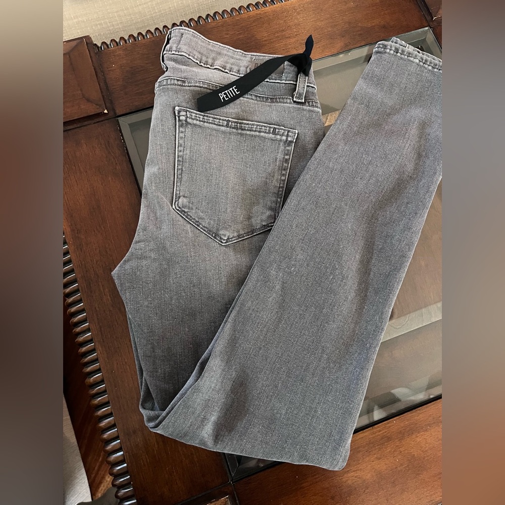 PAIGE Women's Charcoal Skinny Jeans